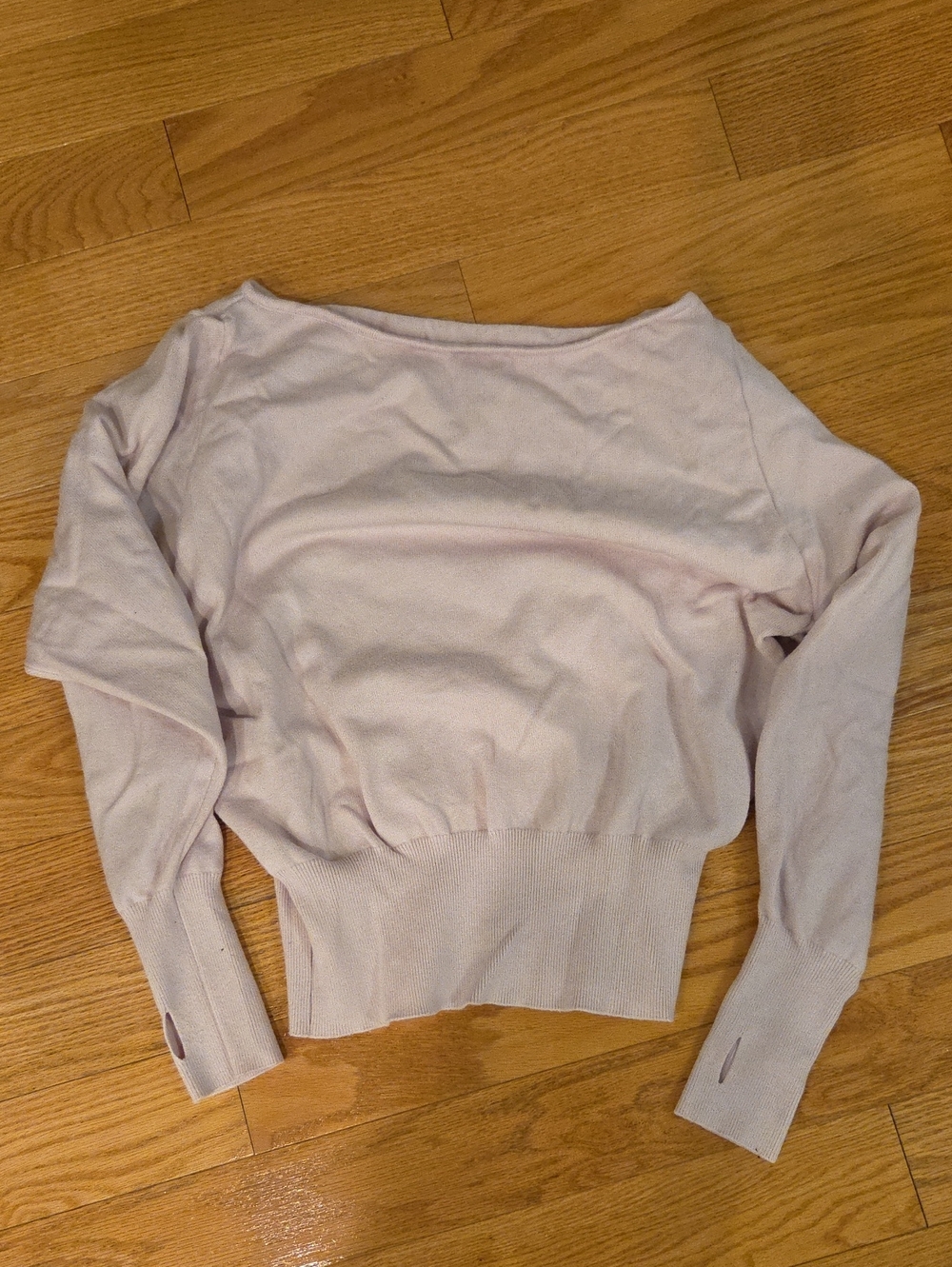 Edikted Pale Pink Off-the-Shoulder Sweater